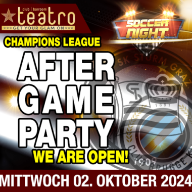 Champions League – After Game Party