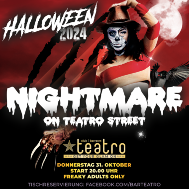 Halloween Party – nightmare on teatro street